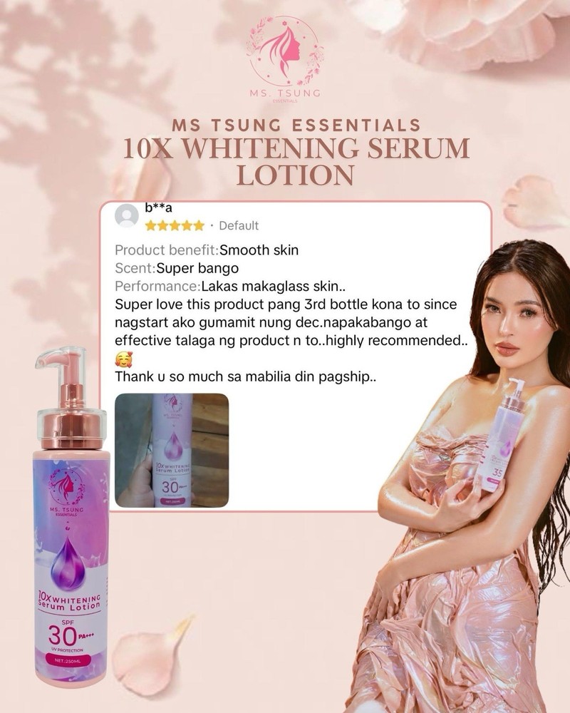 Ms. Tsung Essentials Serum Lotion & Whitening Soap - BUNDLE