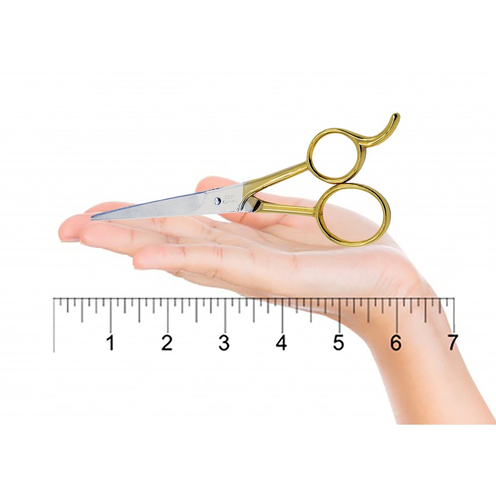 5" Gold Plated Professional Barber Shears