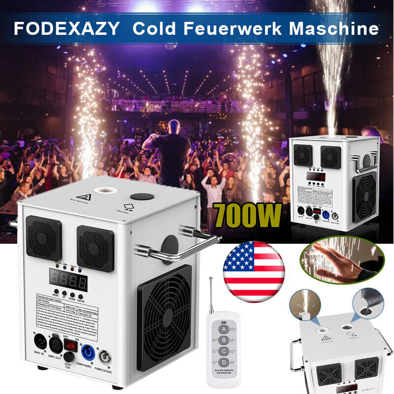 Cold Spark Machine Firework Special Stage Effect DJ Event Bar Wedding DMX Remote