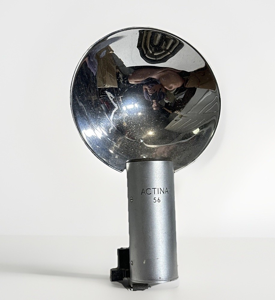 Actina 56 Flash Camera Accessory Silver Removable Reflector Attachments