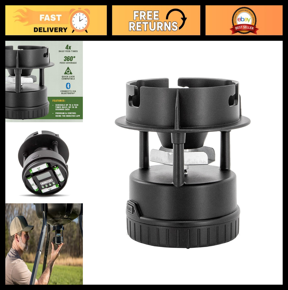 All-in-One Feeder Kit with Bluetooth Connectivity, Remote Access, Quick-Lock Sys
