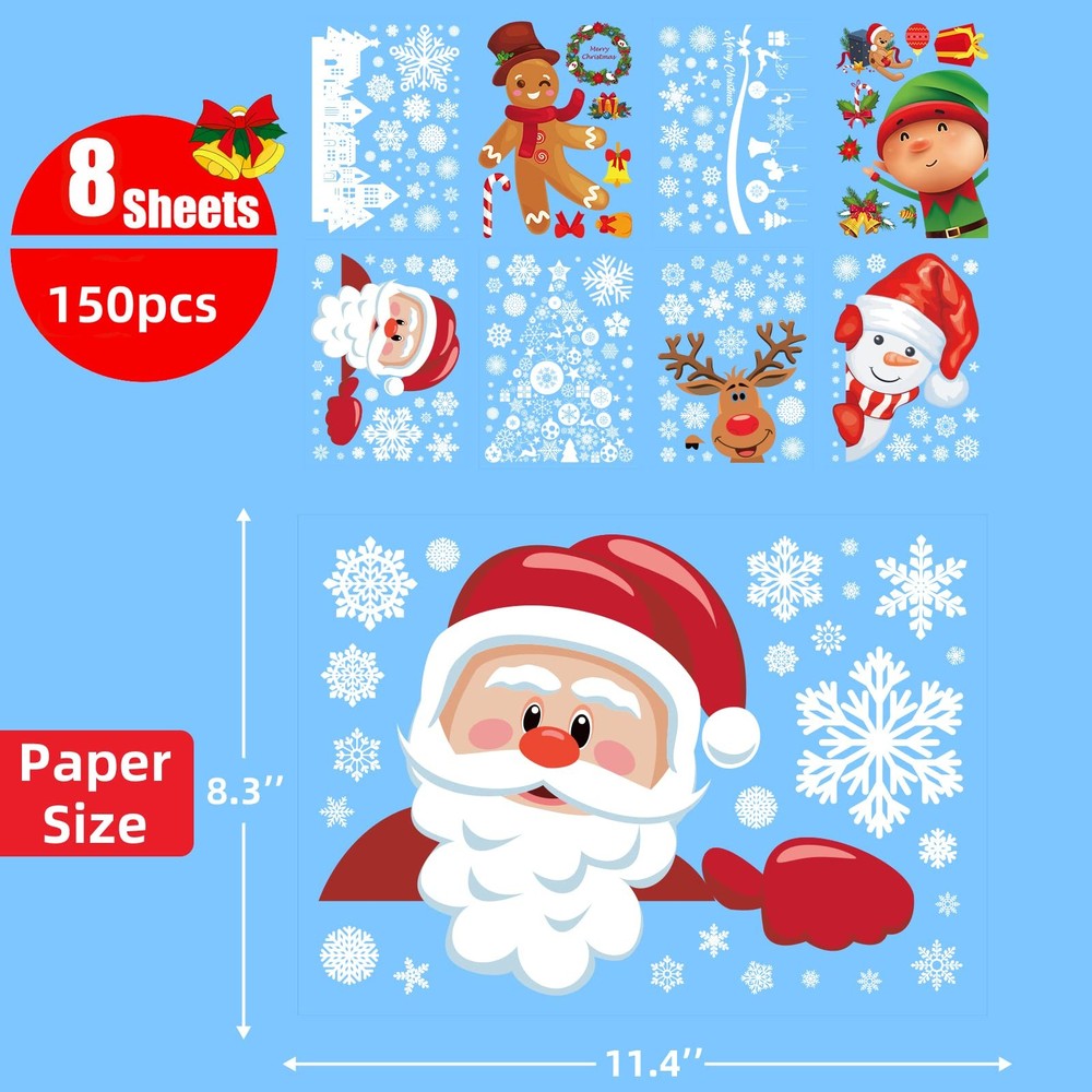 Christmas Decorations - Window Clings