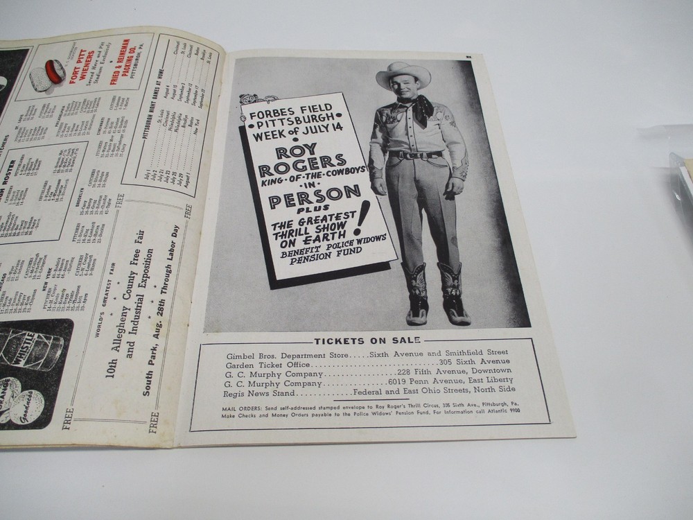 1963 New York YANKEES Baseball Program ANGELS CM5050