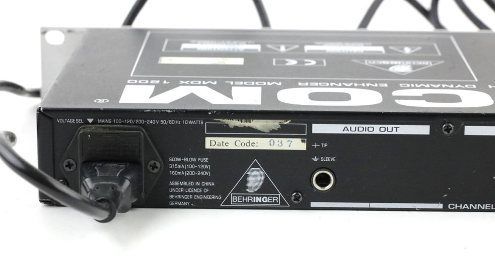 Behringer Autocom MDX1200 Interactive Dynamics Processor Dynamic Enhancer