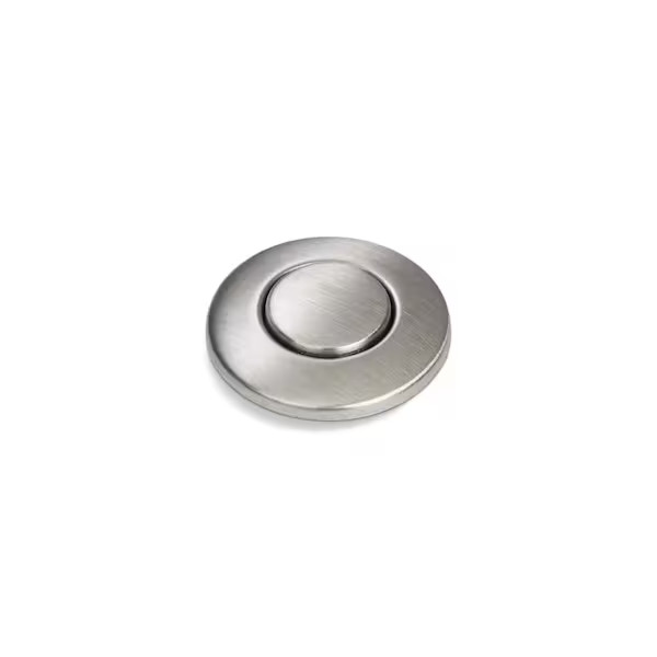 InSinkErator Decorative Air Switch Button Chrome Shiny for Garbage Disposal