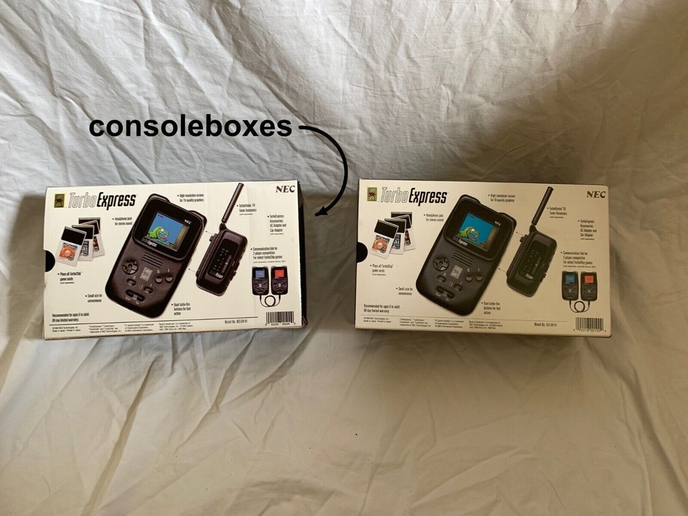 Empty Console Box Optional Polys/Foam / Protector for NEC Turbo Express