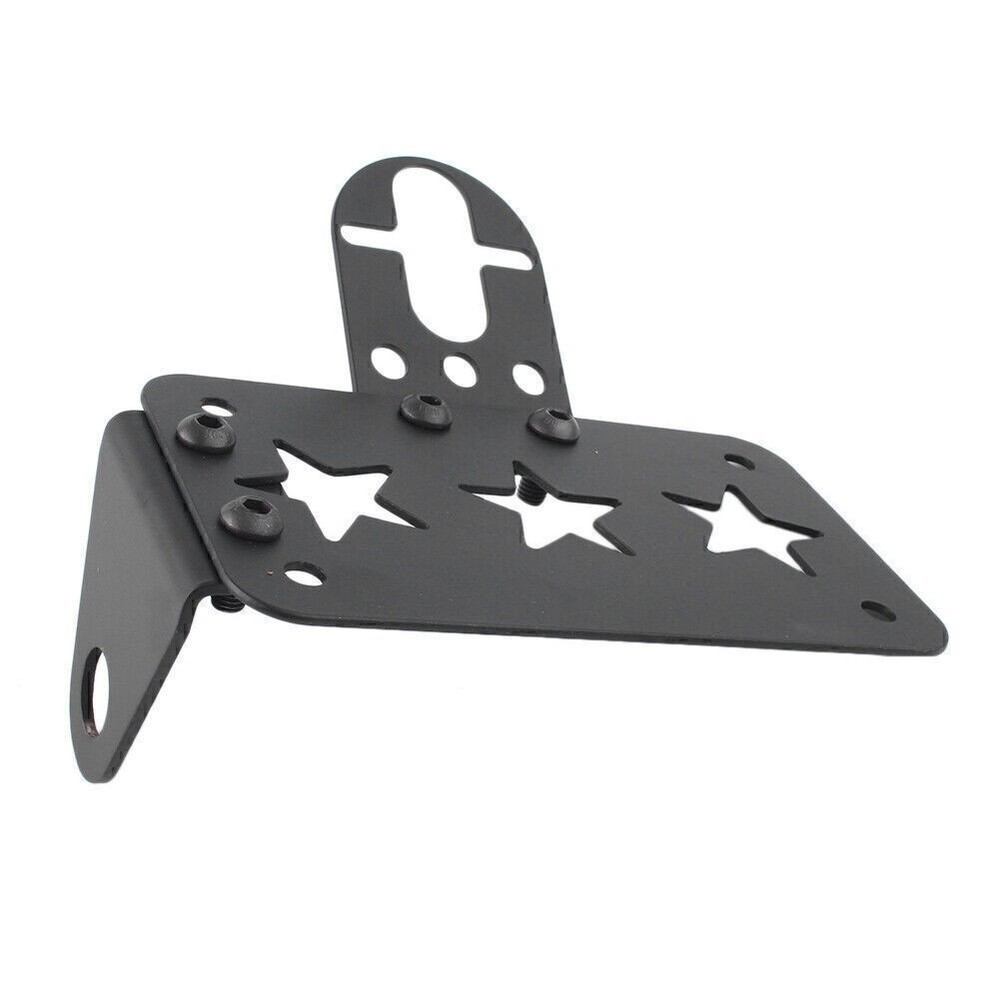 Tail Light License Plate Holder Side Mount Bracket fit Harley Chopper Motor