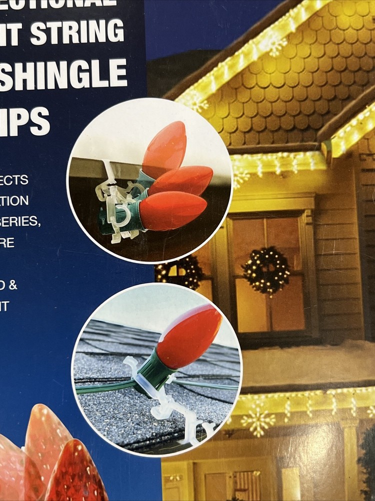 Titan Pro 100 CT Commercial Multi Directional Gutter/Shingle Light String Clips