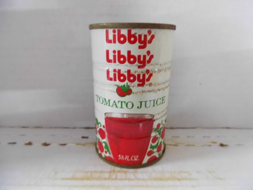 LIBBY'S TOMATO JUICE 5 OZ CAN~LIBBY, McNEILL & LIBBY, CHICAG, ILL