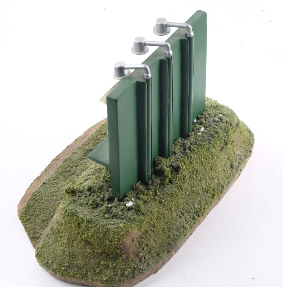 Billboard Sign Texaco Model Train Layout Diorama Untested-BD-258