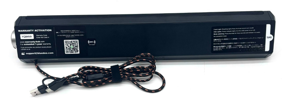 Bluedee Wired Or Wireless Bluetooth Soundbar/Speaker For Desktop Computer
