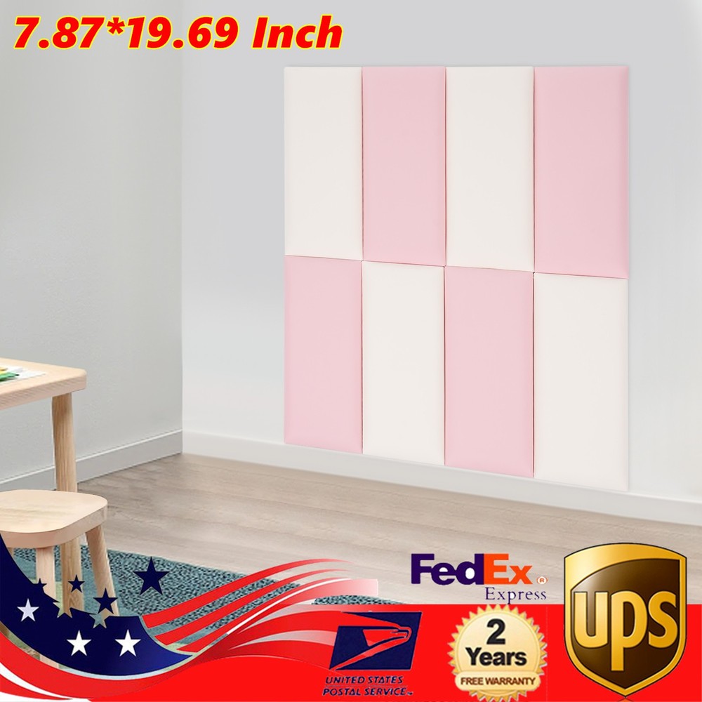 Wall Panels Pack of 8, Self-Adhesive Wall Panel, Anti-collision Wall Padding