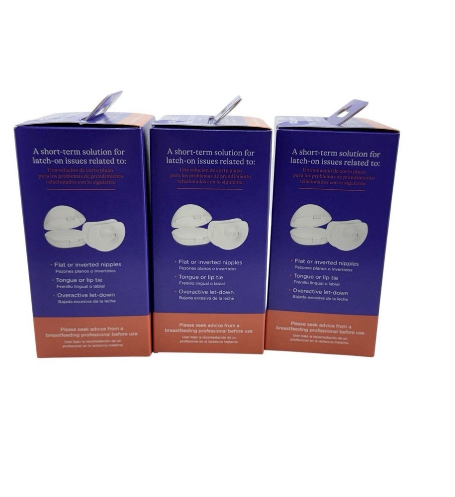 Lansinoh Contact Nipple Shields with Protective Case- 3 pack