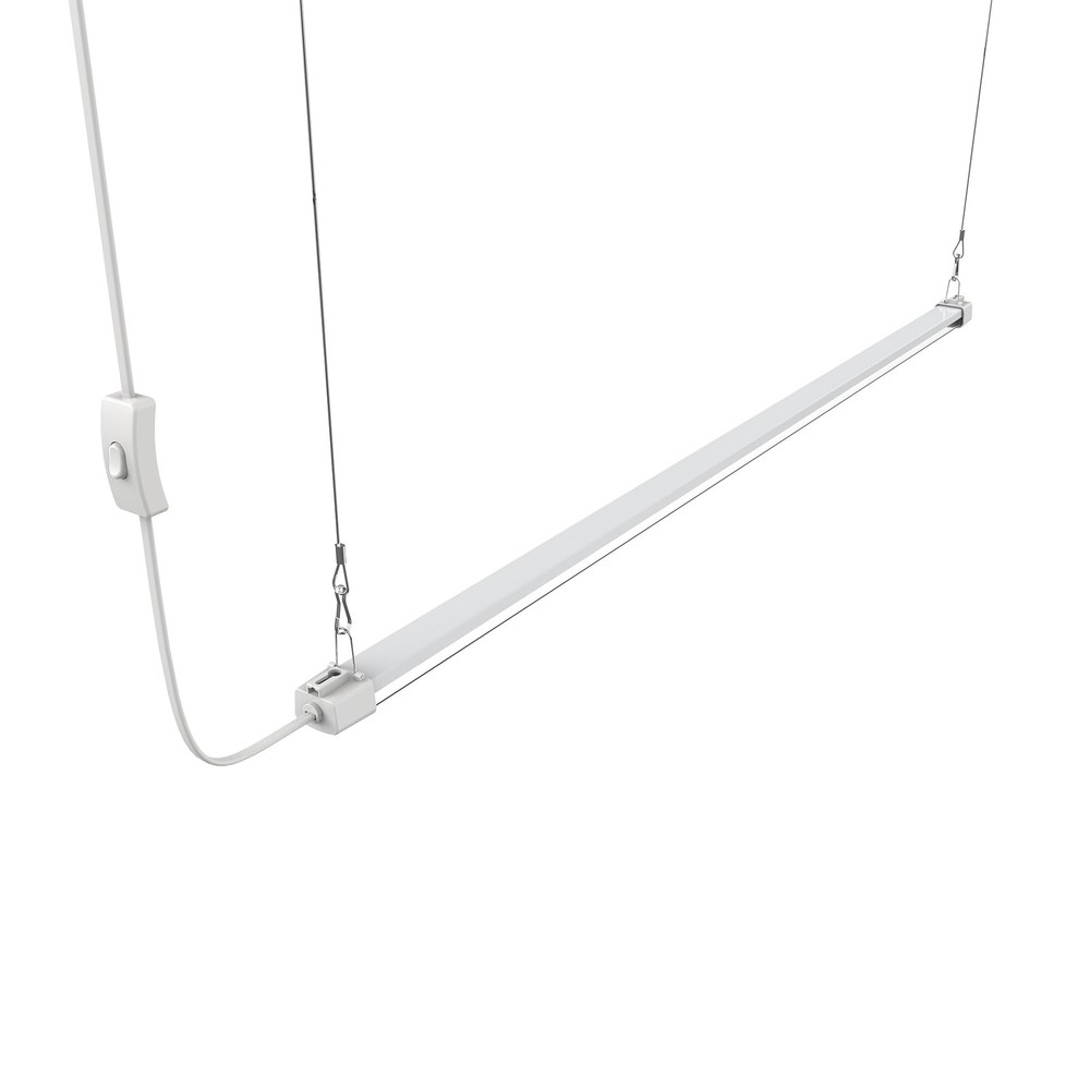 APICDOM LED Grow Light 4FT Full Spectrum Compact Linkable 4 FT, White