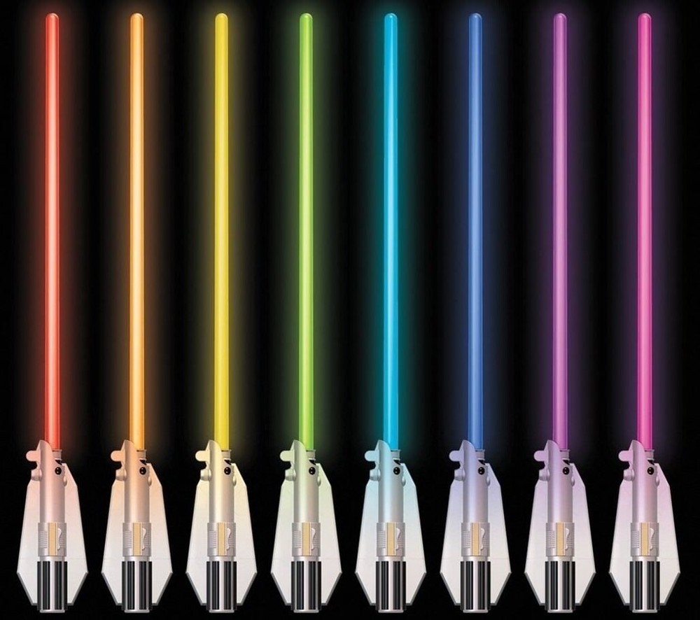Star Wars Science Multicolor Lightsaber Room Light 29" LED Color changing