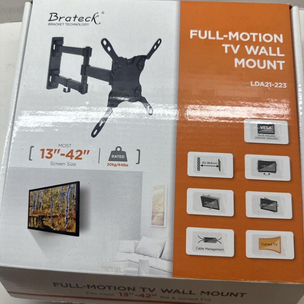 Brateck Universal Flat TV Wall Mount 13” – 42”