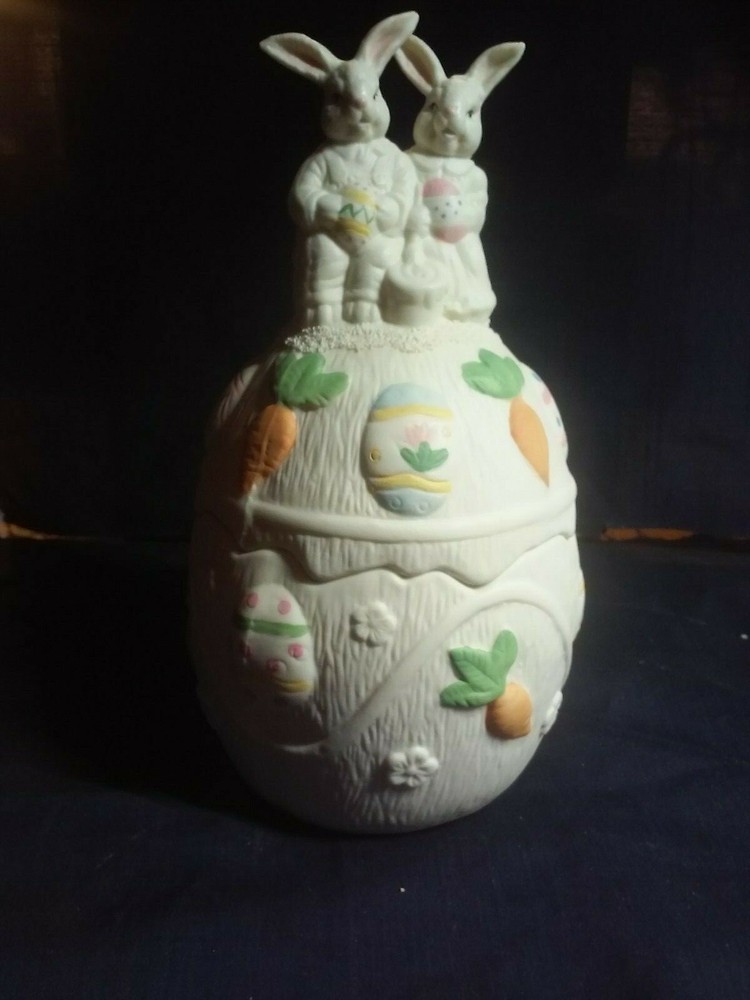 Ceramic Bunny Easter  Dish