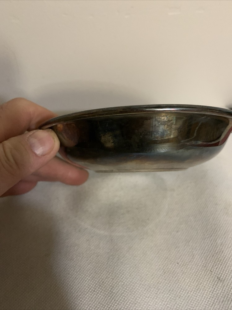 Wallace Silver Plate Bowl Tray 6”