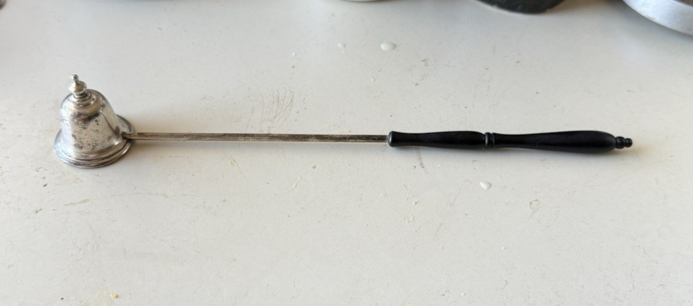 Antique Gorham sterling silver candle shuffler