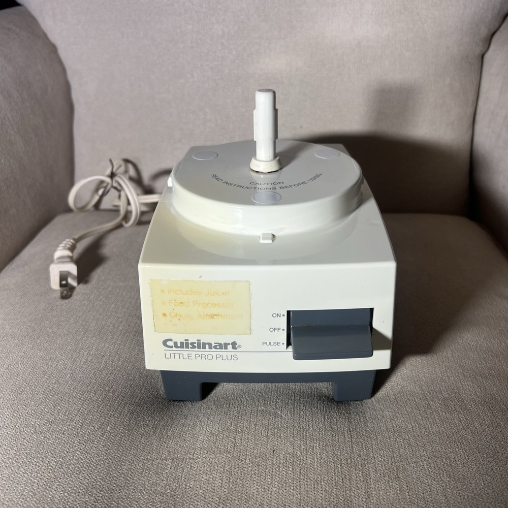 Cuisinart Little Pro Plus Type 2 Food Processor Motor Base Only Tested Working