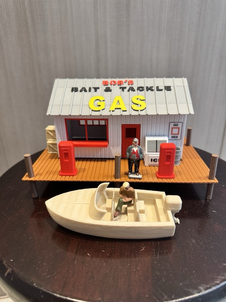 O Scale “Dockside Bait & Tackle”