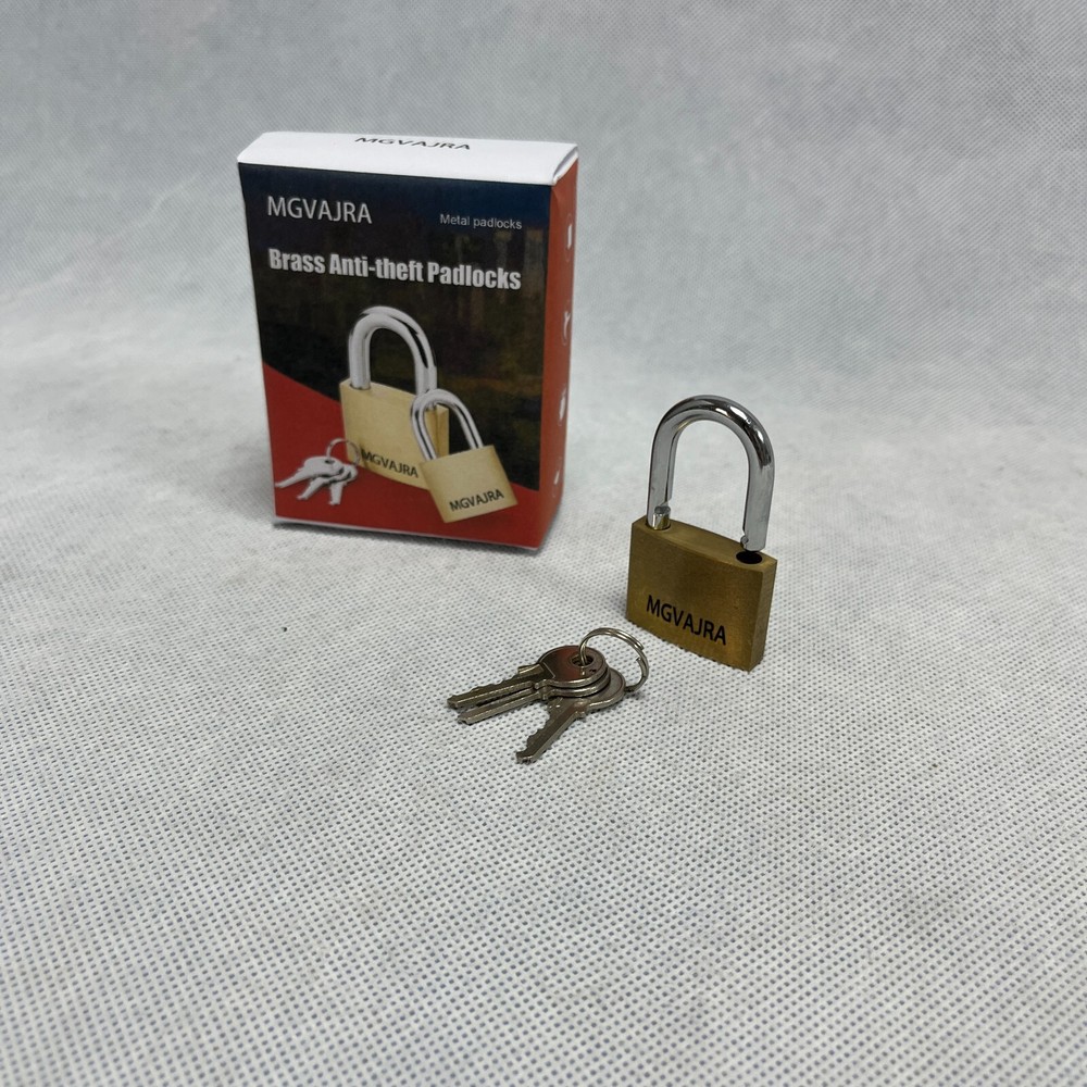 MGVAJRA Solid Brass Anti-theft Metal padlocks