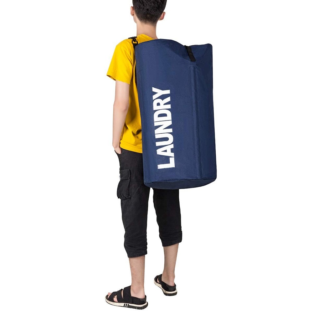 106L Extra Large Laundry Hamper with Drawstring Dorm Room Backpack Laundry Ba...
