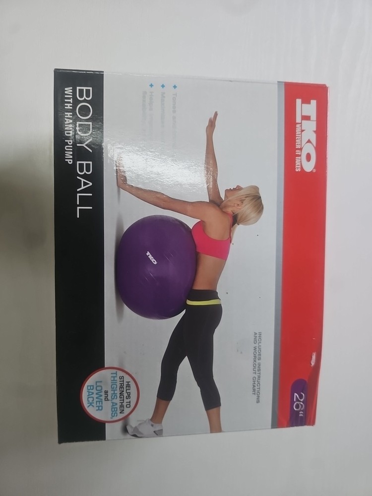 Body Ball With Hand Pump New With Opened Box