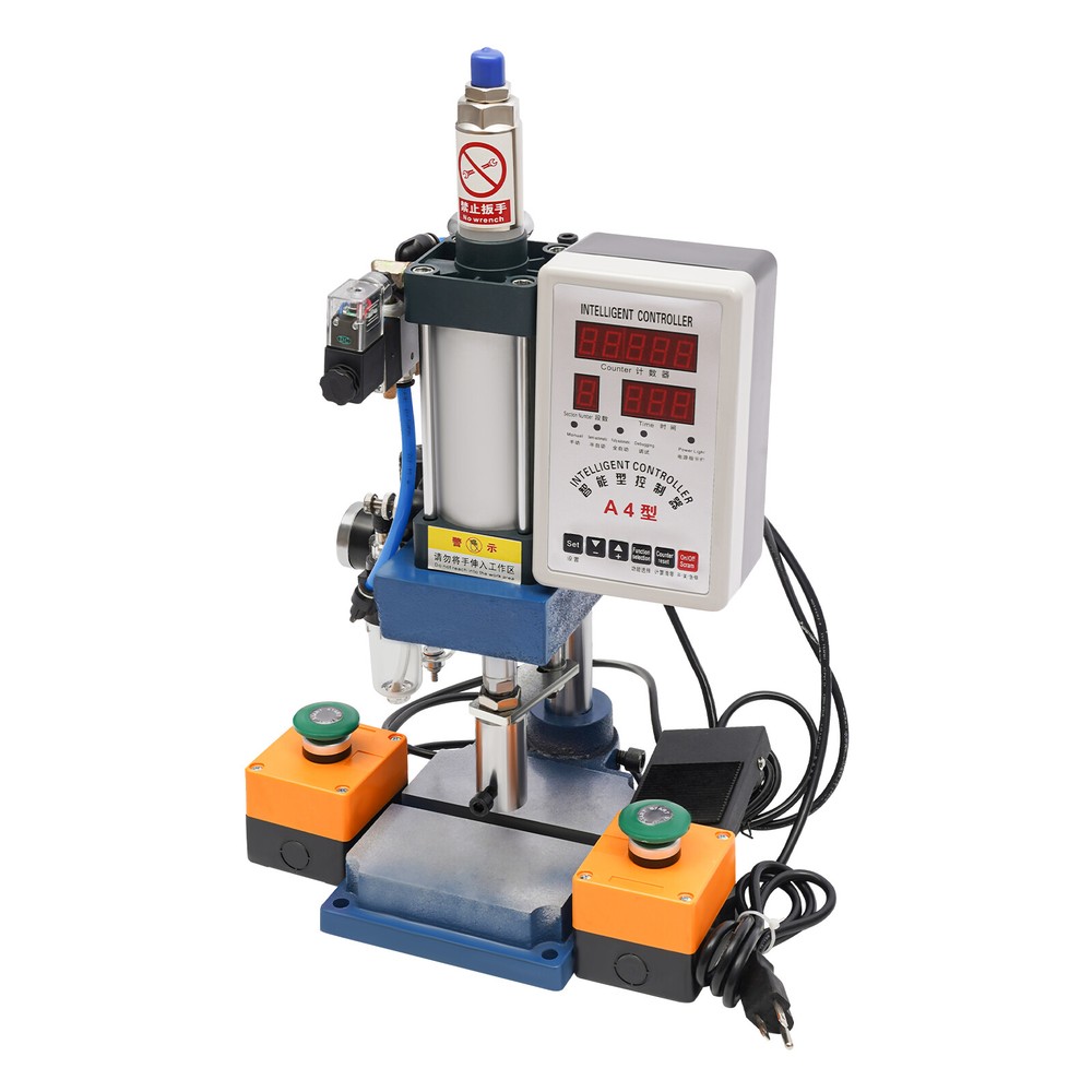 440lb Pneumatic Punch Machine Press Equipment Adjustable with Digital Controller