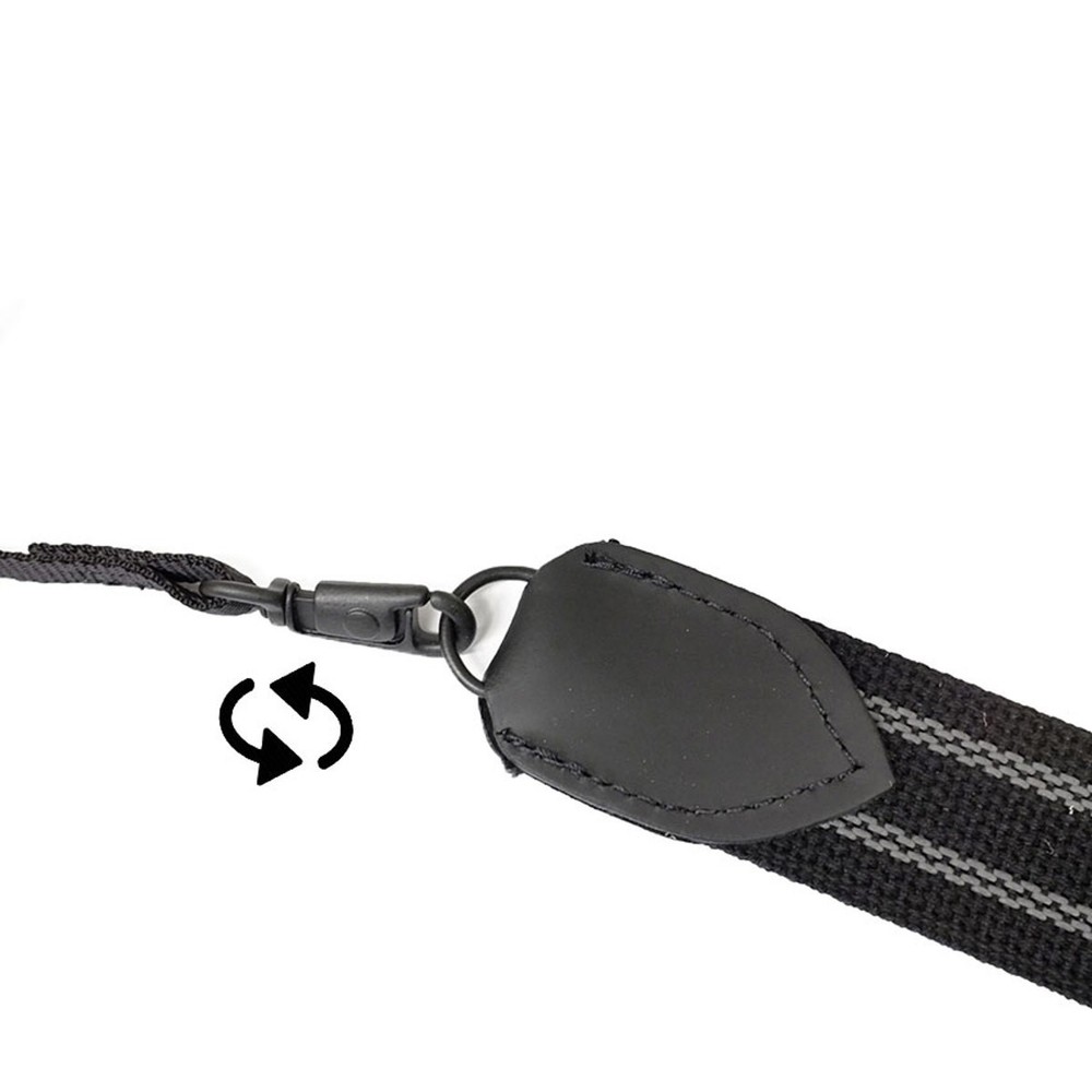Domke Gripper Camera Strap with Swivel Quick Release, 1.5" Wide, Black