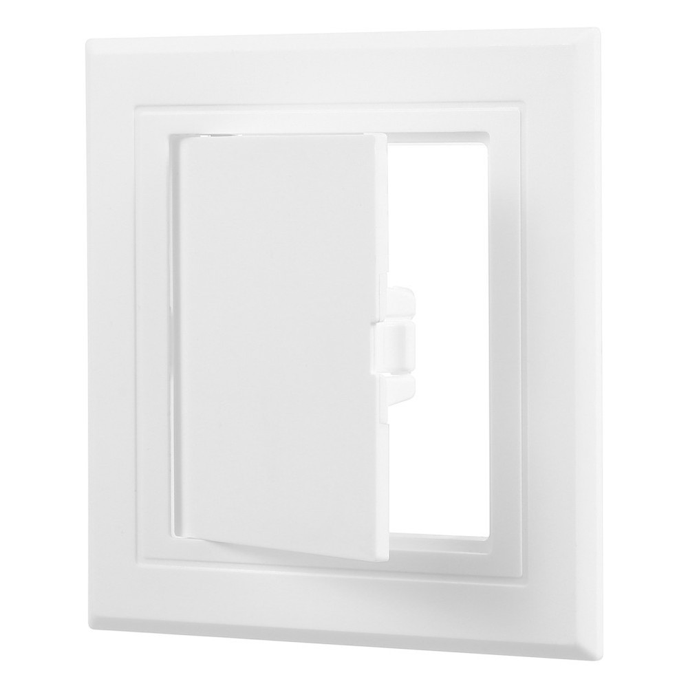 Bathroom Plumbing Access Panel Plastic Cover Plate for Drywall