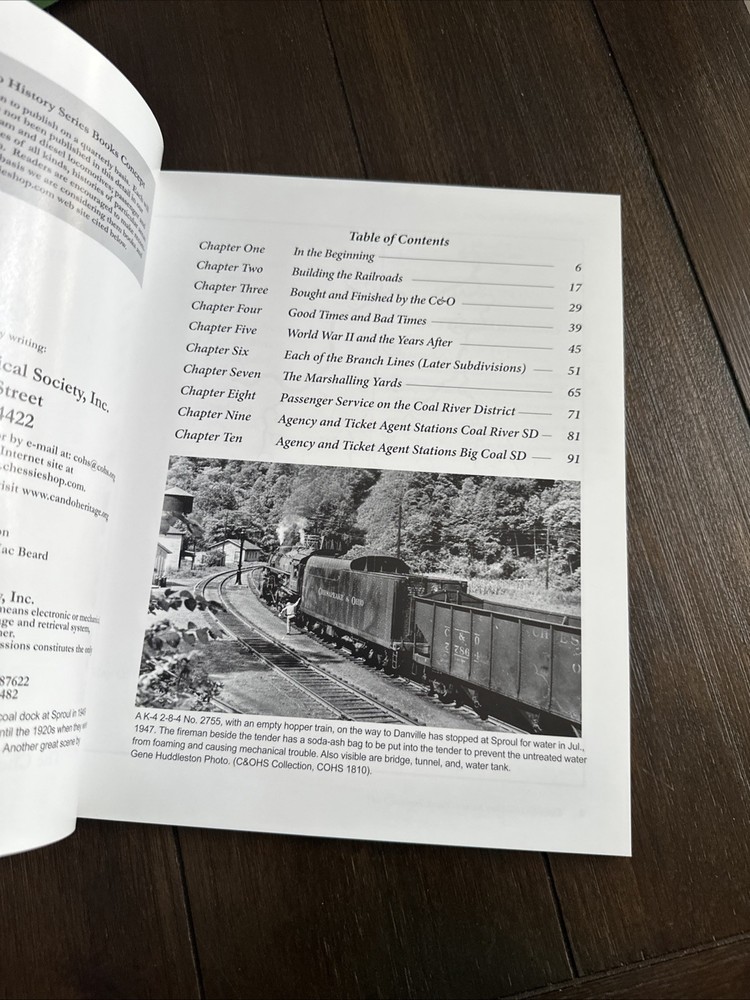 C&O Coal River District history and pics Chesapeake & Ohio