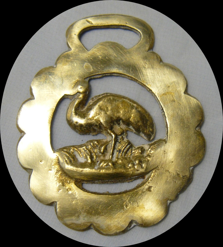 EMU     horse brass (6990)