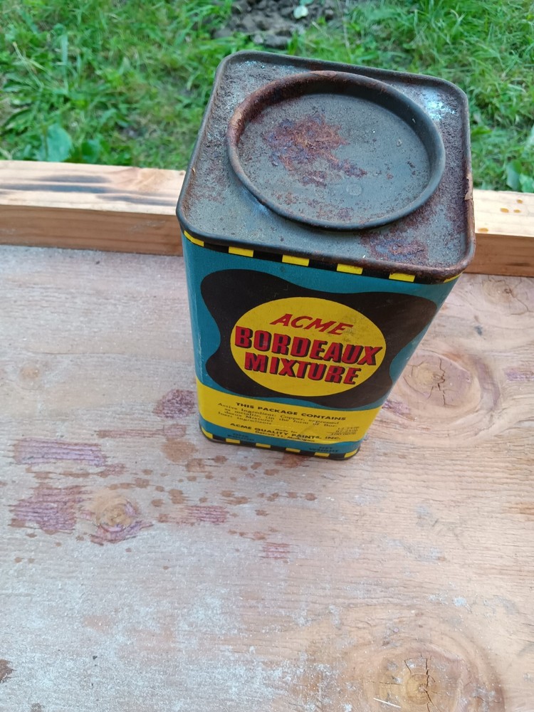 Vintage Acme Bordeaux Mixture Container