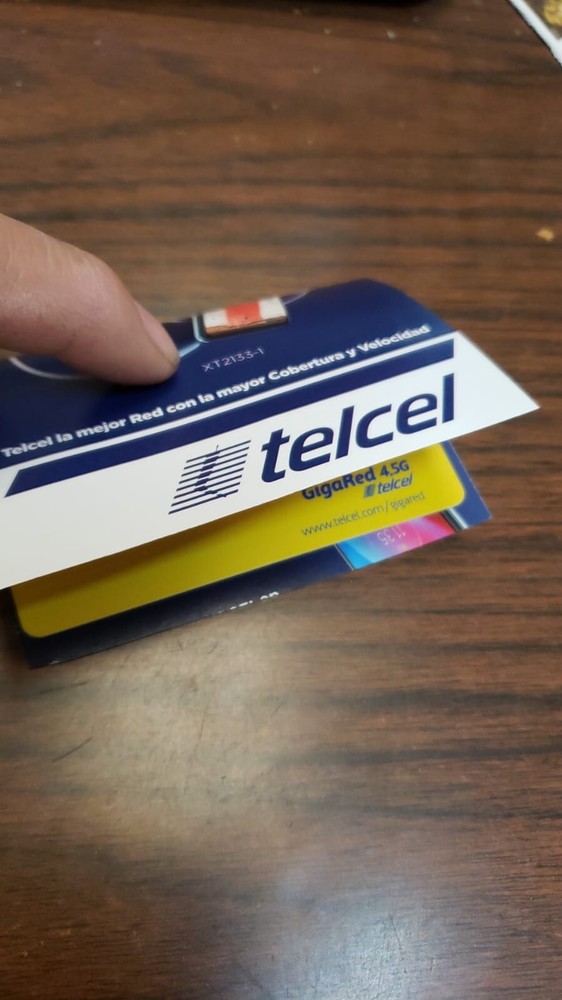 Telcel Sim Card Area Code MONTERREY CITY,LADA 81.Mexico