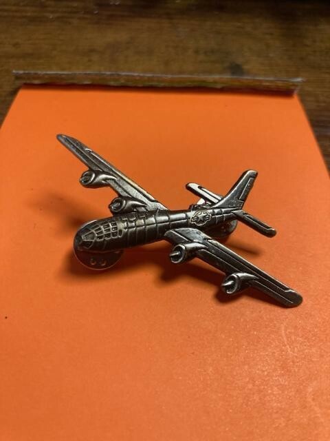 WW2 Bomber Plane Lapel Pin 2 3/4 Inches