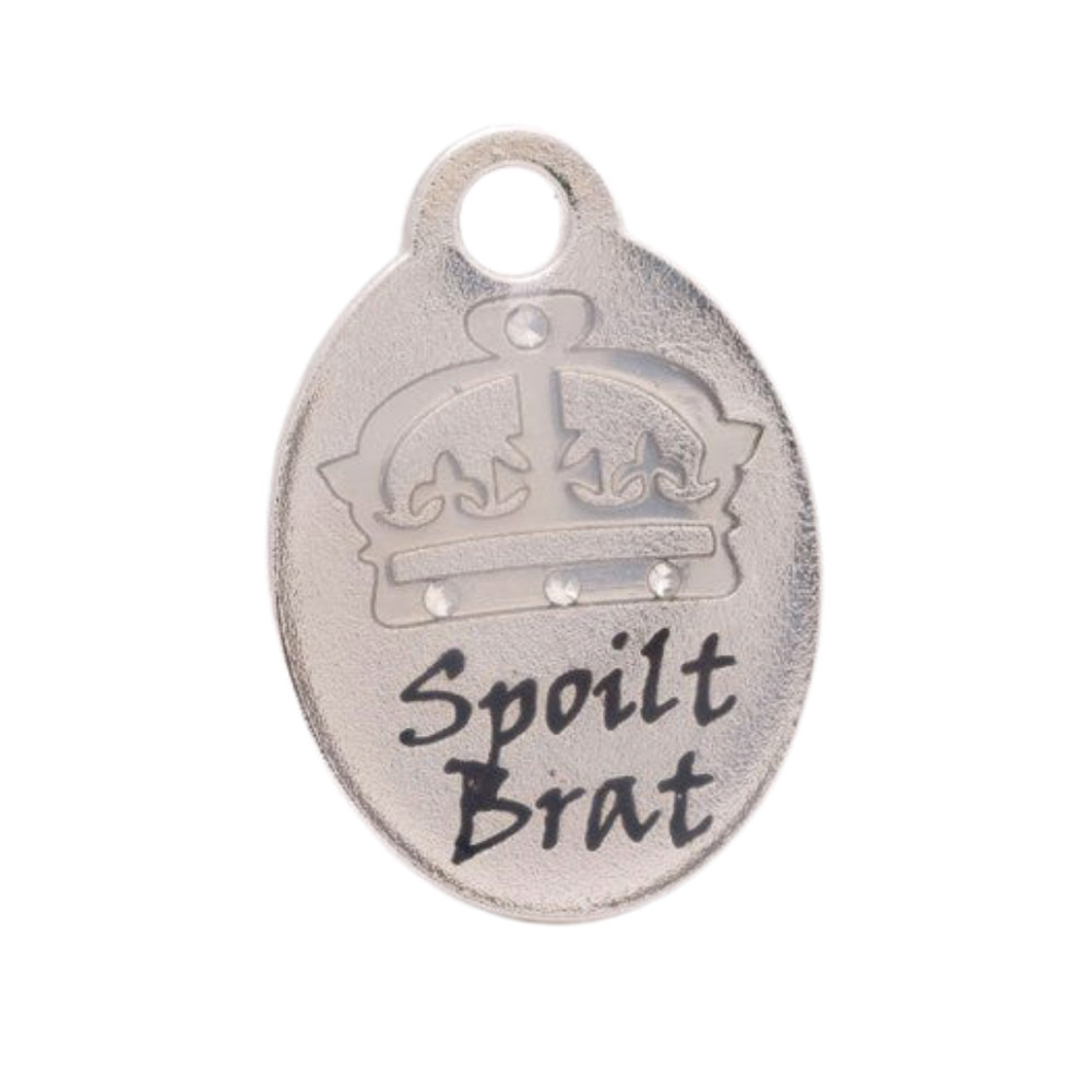 Spoilt Brat Pet ID Tag