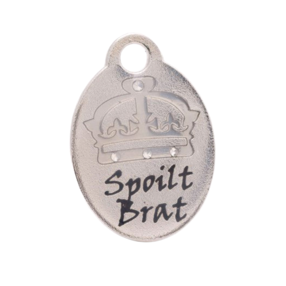 Spoilt Brat Pet ID Tag