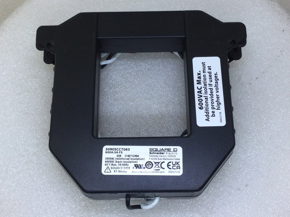 Square D 3090SCCT063 600A:5A S3 600V Power Logic Split Core CT