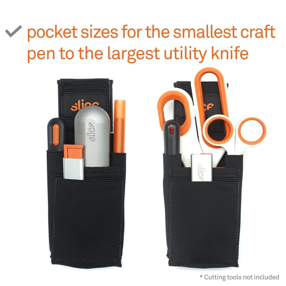 Slice 10516 Tool Holster, Holds Various Tools, Removable Belt Clib, Sturdy an...