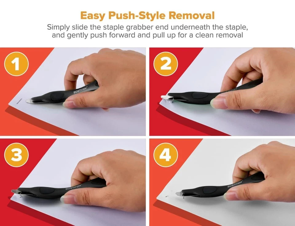 Office Professional Magnetic Easy Staple Remover Tool - Staple Puller Stick f...