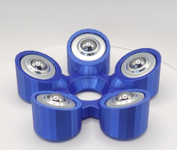 Bowling Ball Spinner Cup - Silky Blue