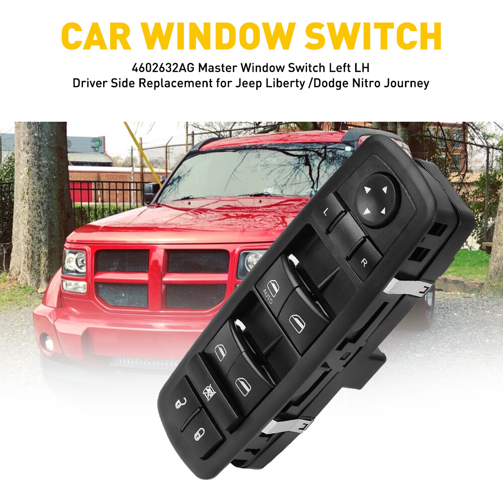 for Jeep Liberty 2008-2012 Nitro Journey Door Window Switch Panel Control Driver
