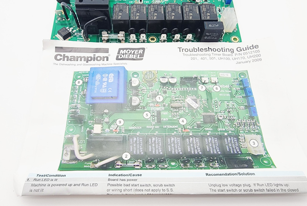 Moyer Diebel CHAMPION Timer Board 0512105