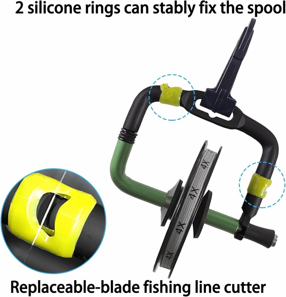 Aventik Fly Fishing Line Spool Dispenser Holds Multiple Tippet Spools