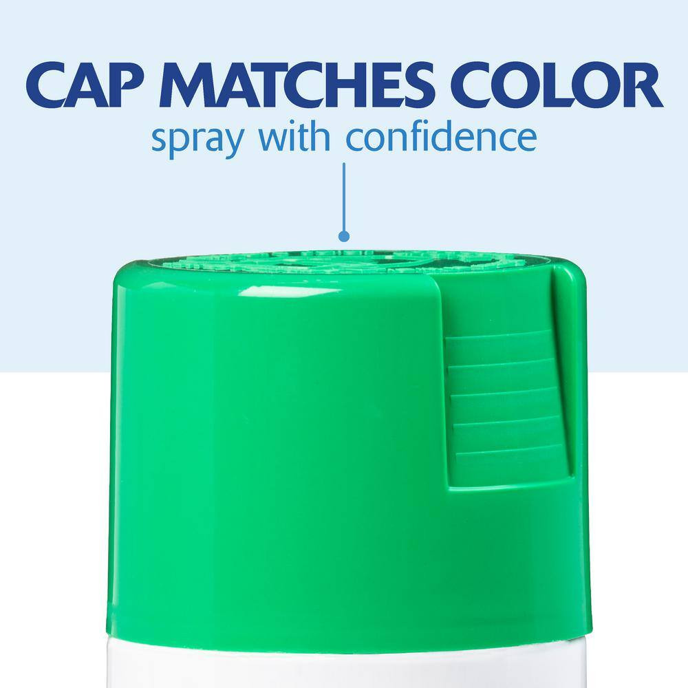 12 Oz. Gloss Spring Green General Purpose Spray Paint (6-Pack)