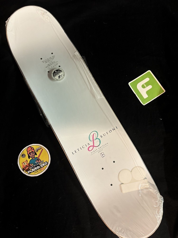 RARE SIGNED Leticia Bufoni PLAN B Skateboard Deck First Edition Chain AUTOGRAPH