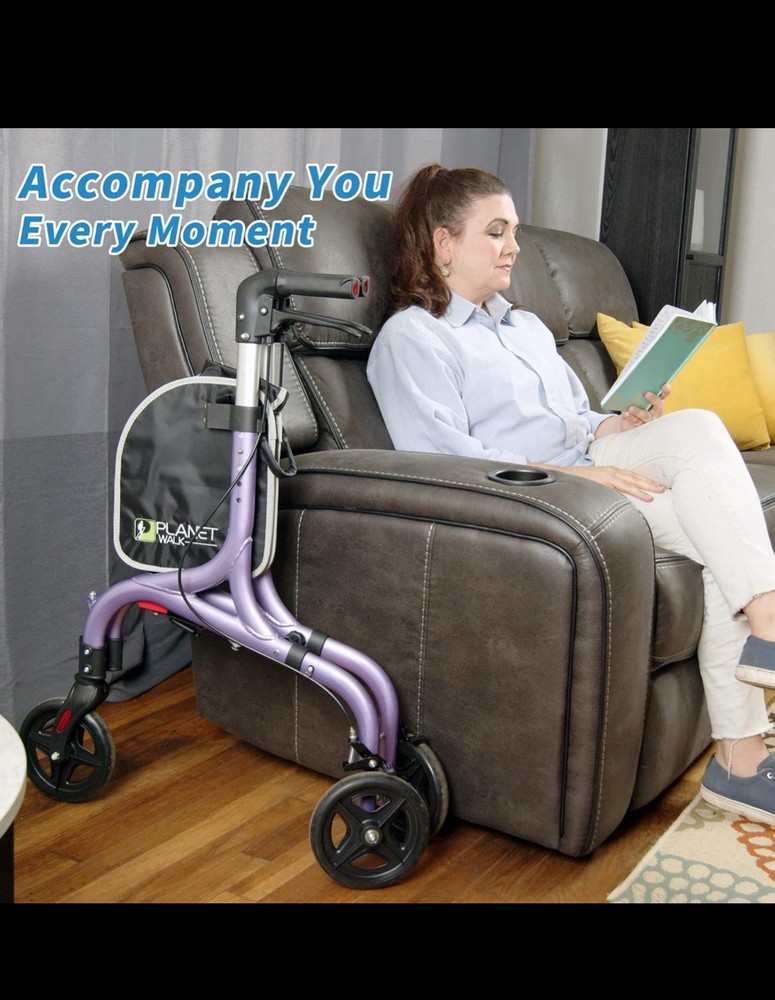Planet Walk Premium 3 Wheel Rollator Walker