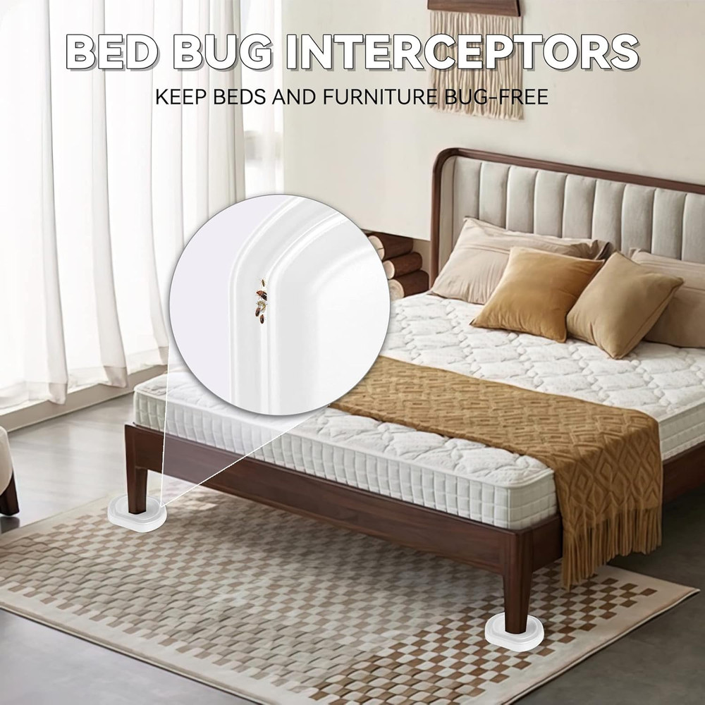 Bed Bug Interceptors | Bed Bug Trap | Bed Bug Detector | Bedbug Traps for Bed Le