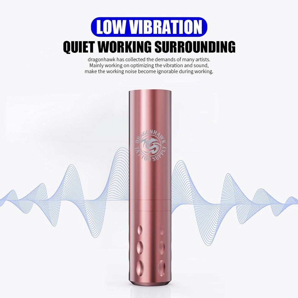 Dragonhawk Tattoo Gun Kit S6 Pro Wireless Machine Complete Kit...